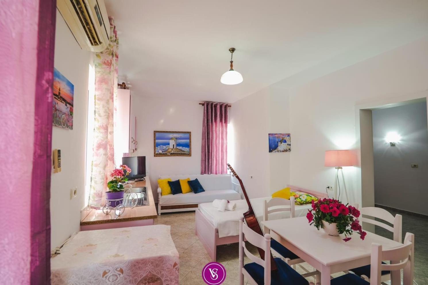 Vila Stupende Lejlighed Sarandë Værelse billede