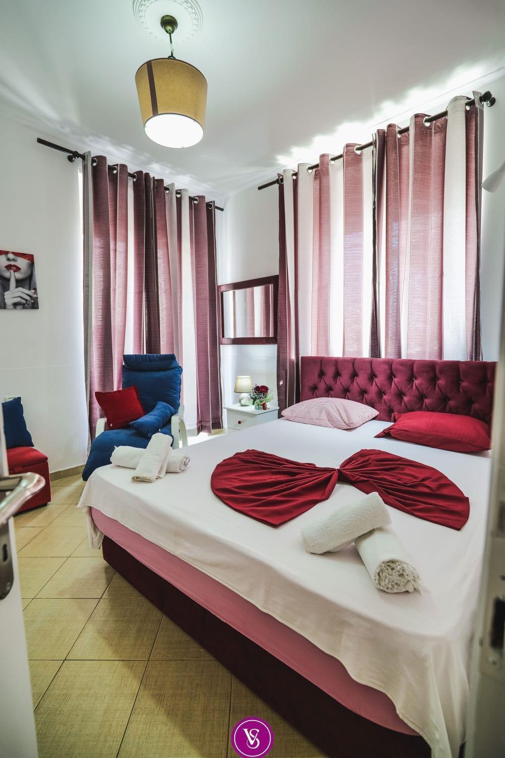Vila Stupende Lejlighed Sarandë Værelse billede